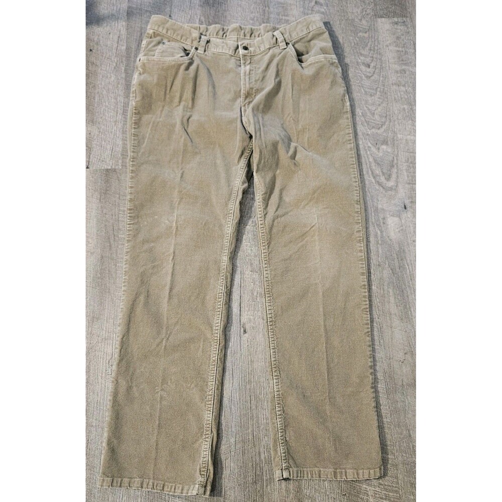 Bills Khakis Pants Men 35x32 Brown/Tan Corduroy Straight Classic Fit Casual